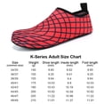 thumbnail image 4 of Eigraketly 1 par de zapatos de agua Unisex, calcetines flexibles para surfear, navegar, nadar, zapatillas transpirables para entrenamiento, Tacos atléticos Rojo 34/35, 4 of 6