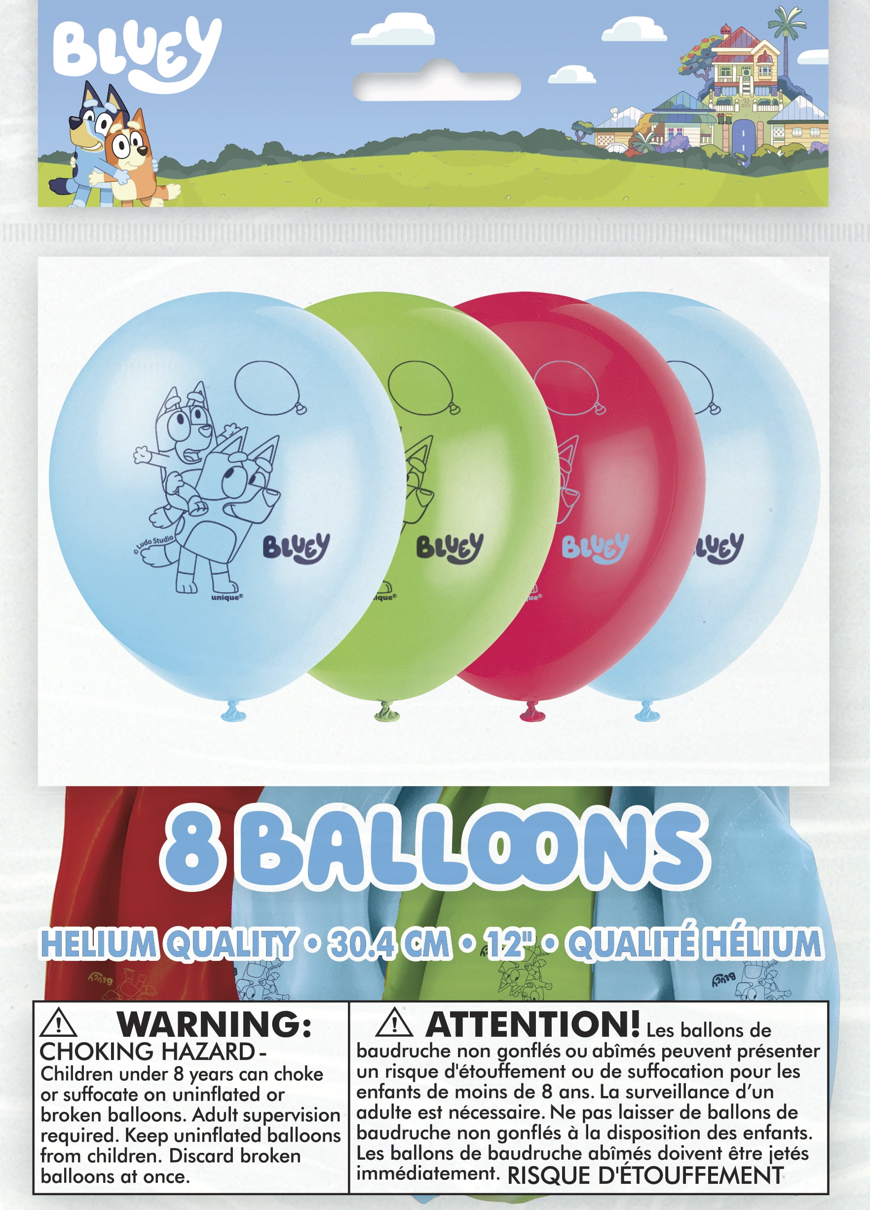 Unique Bluey Birthday Decorations| Party Balloons, Banner, Tablecover, Plates, Napkins, Cups, Button