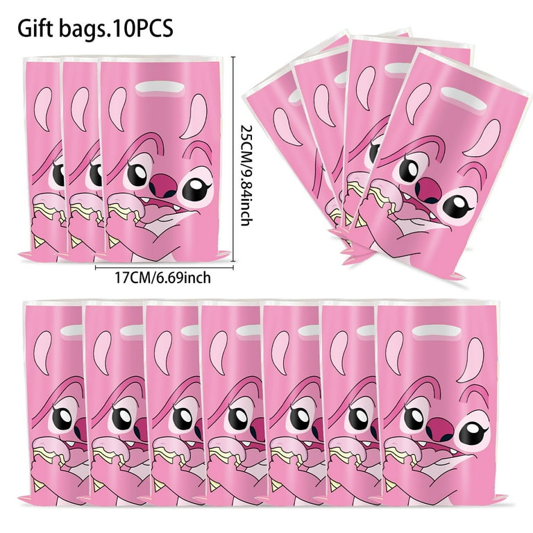 Stitch Birthday Party Gift Bags 10pcs Candy Bags Goody Bags Stitch Birthday Party Supplies Decorations