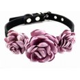 thumbnail image 1 of Veeki Valentines Flower Dog Cat Collar - Suede Puppy Wedding Collar For Kitten Small Dogs - Chihuahua Yorkie Clothes Accessories Costume ,light Purple, 1 of 4