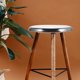 thumbnail image 1 of unbranded Asiento Redondo De Acero Inoxidable Plata Para Taburete Comedor Fácil De Mantener, 1 of 7