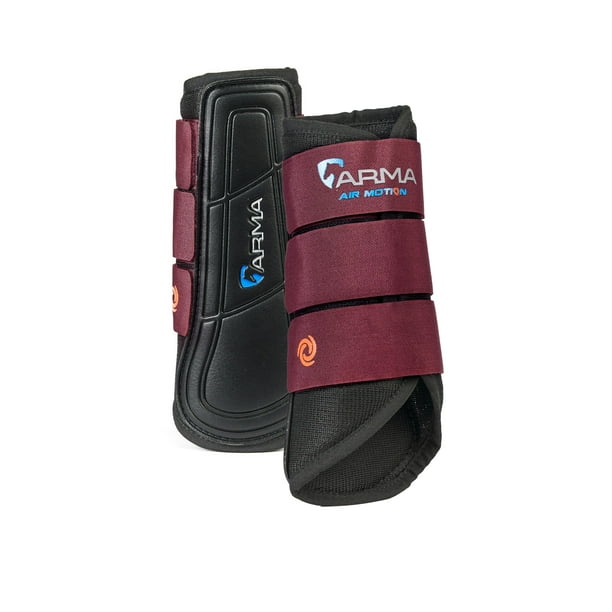 Botas para cepillar caballos Shires ARMA Air Motion Black Cherry Cob