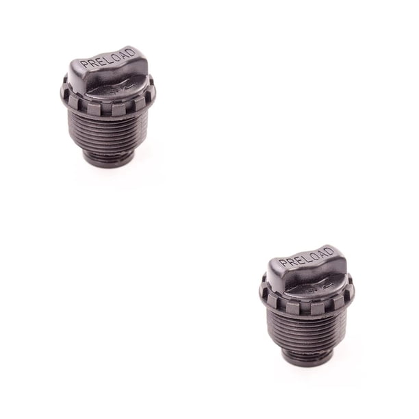 Soidarity Tapa de reparación de horquilla delantera Ajuste de base XCR/XCM Perilla ajustable de precarga Reemplazo de mantenimiento Botón de rotación 25.4 MM 2piezas Soidarity CBP233765