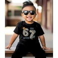 thumbnail image 3 of Checkered 6 7 Basketball, Skateboard & Gaming Shirt for Boys Funny Meme Graphic Tee for Kids Black Shirt Youth Small, 3 of 5
