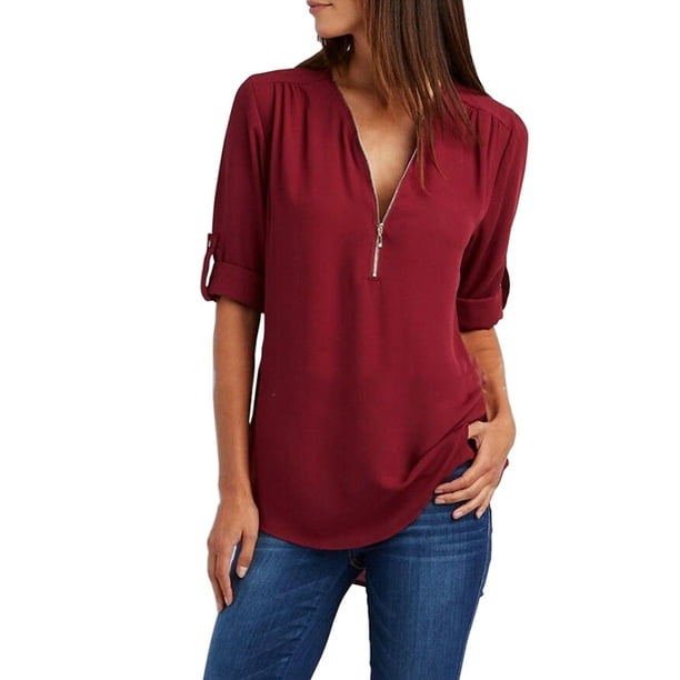 Oversized Womens Top IN'VOLAND Women's Plus Size Linen Shirt - 100% Cotton Long Sleeve Button Down Oversized Tops Women