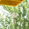 thumbnail image 4 of OULII Wood Wind Chime Making Kit Khaki Sailboat Design For Children 1Set Back to School, 4 of 6