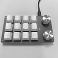 thumbnail image 2 of Teclado para juegos con cable personalizado macro Teclado mecánico programable (blanco) Likrtyny  Para estrenar, 2 of 9