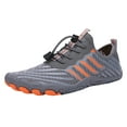 thumbnail image 2 of AUDeals Men's and Women's Water Shoes, Quick Dry Aqua Shoes with Elastic Stripes for Hiking, Swimming and Diving, 2 of 9