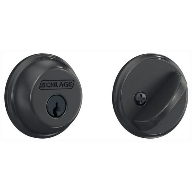Schlage B60 Single Cylinder Keyed Entry Grade 1 Deadbolt From The B