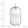 thumbnail image 2 of Women's Nashville Predators Sterling Silver Small Dog Tag, 2 of 4