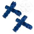 thumbnail image 1 of Front Rear Sport Foot Peg Set Blue For Suzuki GSXR 06-19 Kit Rider Passenger, 1 of 3