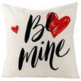 thumbnail image 2 of Housse de Coussin en Coton pour la Saint-Valentin pour Canapé, 2 of 2