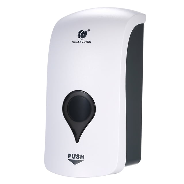 1000ml Dispensador de jabón montado en la pared Gel de ducha Dispensador de champú líquido para negocios Lugares públicos - Blanco Irfora Dispensador de jabón