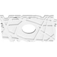 thumbnail image 2 of 16"W x 10 5/8"H x 4"ID x 5 1/2"C x 1"P Novo Architectural Grade PVC Contemporary Ceiling Medallion, 2 of 11