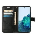 thumbnail image 3 of Dteck Samsung S21 Plus Wallet Case, Magnetic Closure Flip PU Leather Wrist Strap Credit Card Holder Slots With Kickstand Butterfly Patterned Shockproof Cover For Samsung Galaxy S21 Plus, Black, 3 of 11