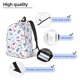 thumbnail image 3 of Balery Dinosaur Mochila Clásica Impresa Básica para Viaje, Mochila Escolar Resistente al Agua, Mochila de Lona con Correas Ajustables-Medium, 3 of 5