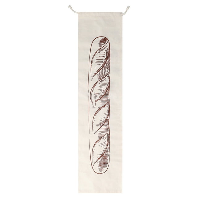 CQCYD Sac à Pain en Lin Réutilisable, Sac de Rangement en Tissu de Lin Naturel avec Cordon pour Biscuits, Petits Pains, Pain Frais, Conservation des Aliments de Cuisine Écologique