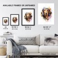 thumbnail image 3 of Wirehaired Dachshund Lovers Gift Watercolour Pet Portrait Painting Artwork Unframed Wall Art Print Poster Home Decor Premium, 3 of 5
