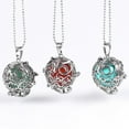 thumbnail image 3 of Owl Animal Necklaces Pendants Locket for Women Stone Lapis Lazuli Jewelry, 3 of 6