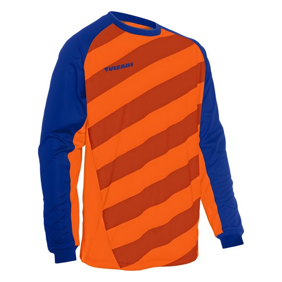 Camiseta de portero Vizari Padova para jóvenes, talla grande, naranja/real