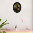 thumbnail image 2 of Gaecuw Halloween Picture Frame, Vintage Black Frame with Witch on Broom Art Print, 5.26 x 4.17 x 0.63 Inches, for Living Room Bedroom, Tabletop or Wall Mount, Black, 2 of 7