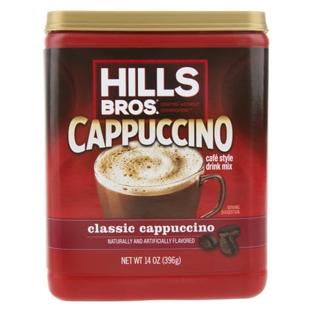 Hills Bros. Classic Cappuccino Instant Coffee Mix, 14 Ounce (Best Instant Cappuccino Mix)