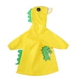 thumbnail image 5 of Cethrio Girls Boys Rain Jackets, Zip up Lightweight Hooded Waterproof Kids Raincoats Yellow Size 6-7 T, 5 of 9