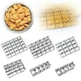 thumbnail image 5 of Bone Shaped Cookie Cutter Bone Cutting Machine 5/16/25 Cavity Non Stick Dough Stainless Steel Dog Cookie Cutter for Treats Homemade Dog Biscuit Treats Cutters for Baking (16 Cavity Bone Shape), 5 of 5