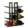 thumbnail image 3 of Wooden Red Wine Bottle Rack Wooden Wine Rack Adornment Bamboo Red Wine Rack Household Wine Bottle Storage Rack (Black), 3 of 5