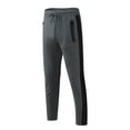 thumbnail image 4 of YOTMKGDO Sweatpants for Men, Joggers for Men, Trousers Street Men's Sweatpants Fitness with Zipper Slim Sports Casual Pants Pockets Jogging Men's Pants, Dark Grey XL, 4 of 9