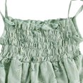 thumbnail image 4 of PENGXIANG 2Pcs Bébé Été Tenues Floral Imprimé Spaghetti Sangle Romper Bowknot Bandeau, 4 of 5