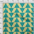thumbnail image 2 of oneOone Organic Cotton Poplin Twill Fabric Stripe|Diamond & Triangle Geometric Print Sewing Fabric BTY 42 Inch Wide, 2 of 4