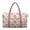 Blue Bow Print, variant on Bulopur Quilted Duffle Bag for Women Large Capacity Lightweight Carry On Weekender Overnight Bag for Gym Travel Hospital Camping for Men 250 Years of American Spirit Pattern