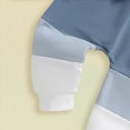 thumbnail image 6 of HCNTES Baby Boy Winter Clothes Toddler Baby Boy Clothes 6M 12M 18M 24M 1T 2T 3T Winter Outfits Color Block Long Sleeve Sweatshirt Pullover Tops + Joggers Pants Outfit Set, 6 of 6