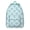 Greenish-blue-32, variant on Mystical Goth Backpack, Lightweight School Bag with Starry Night Sky, Moon, and Sunburst Pattern