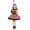 Red, variant on RUINIXCW Kids Halloween Clown Cosplsy Costume Long Sleeve Tops Striped Overalls Pants Hat Set for Themed Party