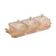 thumbnail image 4 of Plato de frutos secos Caja de almacenamiento de alimentos fácil de mover para cocina de regalo navideño KTV ámbar, 4 of 8