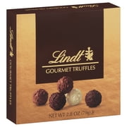 Lindt Gourmet Chocolate Truffles Gift Box, 2.8 oz.