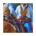 thumbnail image 1 of Saddle Bags Impressionism - Canvas, 1 of 10