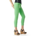 thumbnail image 3 of Aeropostale Womens Colorful Cropped Jeggings, Green, Juniors, 3/4, 3 of 3