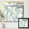 thumbnail image 4 of Designart 'Floral Seamless Pattern Succulents and Ferns Thorns' Farmhouse Framed Art Print, 4 of 4