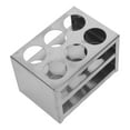Lab Stainless Steel Test Tube Rack Holder,3 Layers 6 Hole Laboratory