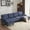 Blue-Corduroy, variant on Zimtown U-Shaped Sectional Sofa with Dual Chaises, Modern 4-Seat Chenille Sofa for Living Room, Black