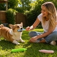 thumbnail image 4 of Kiddiway Indestructible Dog Toys for Chewers - Cucumber Shape Chew Toy, Tough Bite-Resistant Design for Aggressive Chewers, Great for Teething Puppies and Active Dogs, Perfect for Fetch ,Pink, 4 of 6