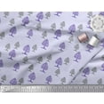 thumbnail image 2 of Soimoi Rayon Crepe Fabric Tree Block Print Fabric by Yard 46 Inch Wide, 2 of 3