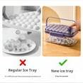 thumbnail image 5 of Baywell Ice Cube Tray Press Type Ice Easy-Release Cube Maker for Freezer, Food-Grade Ice Cube Tray with Lid and Storage Bin., 5 of 9