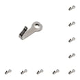 thumbnail image 3 of Eigraketly Gancho para llaves Perchas pulidas convenientes Montado en la pared Usable Heavy Duty Ganchos Bolsa Bolso Sala de estar Níquel blanco Níquel blanco 10Conjunto, 3 of 6