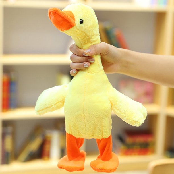 Gwong Juguete Pato de peluche juguete musical divertido PP algodón educativo amarillo pato peluche juguete para relajarse Gwong 30008761