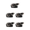thumbnail image 1 of Guardoinrt Ceintures en Faux Cuir avec Boucle Sculptée pour Femmes Jeans Robe Noire Type A 5Set, 1 of 6