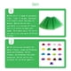 thumbnail image 4 of Qarigey tutú Traje de baile Vestidos de niña Ropa para ocasiones especiales con buen rendimiento Decoración de fiesta para niños Lago azul Prendas para la parte inferior del cuerpo verde 1, 4 of 6